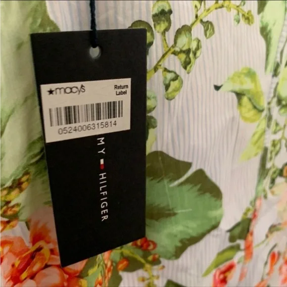NEW! $109 TOMMY HILFIGER Floral Maxi Skirt Sz 4 BOHO Bohemian - Picture 8 of 11
